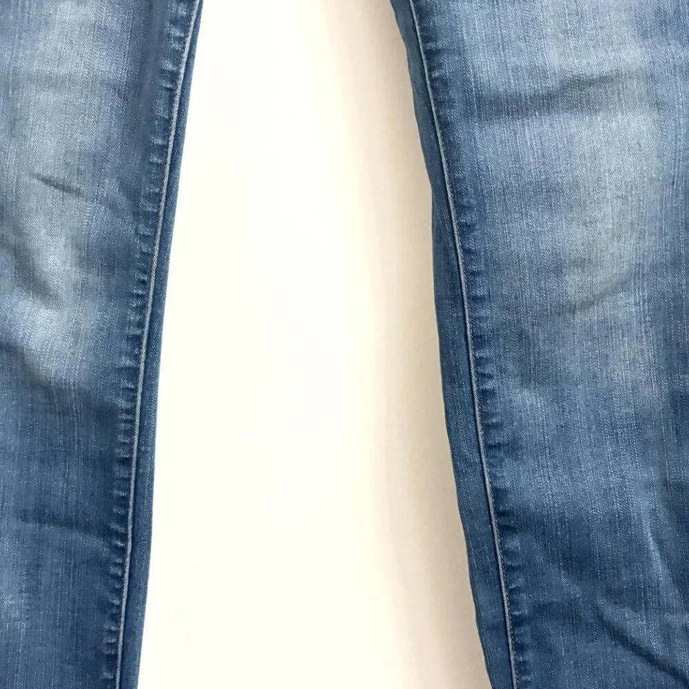 High Rise Madewell Medium Blue Denim Skinny Roadtripper Jeans - sz 27 - Picture 3 of 13